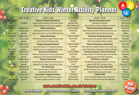 Christmas Holiday Activities